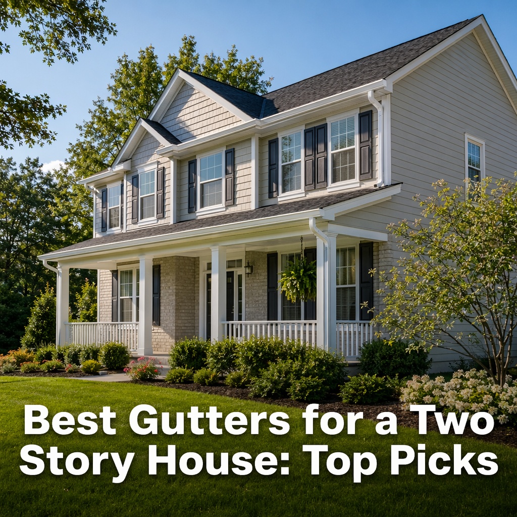 Best Gutters for a Two Story House: Top Picks