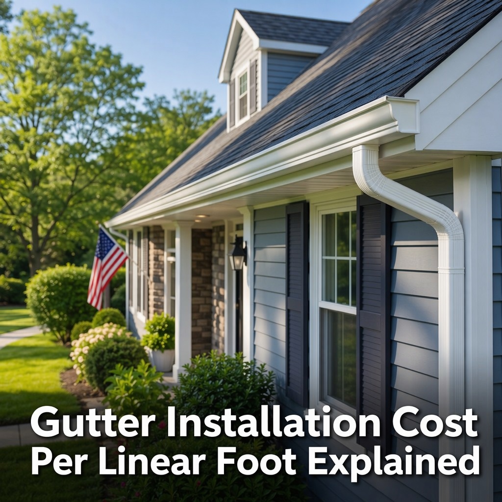 Gutter Installation Cost Per Linear Foot Explained