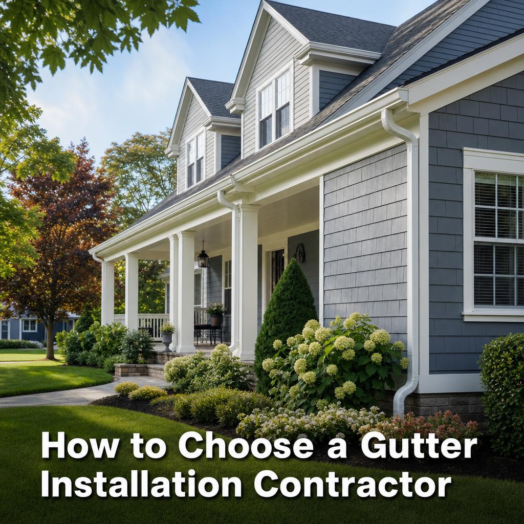 How to Choose a Gutter Installation Contractor