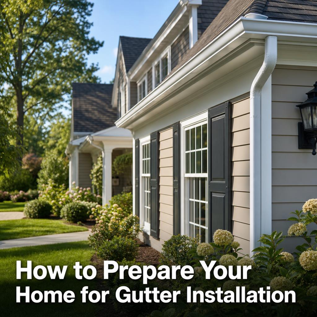 How to Prepare Your Home for Gutter Installation
