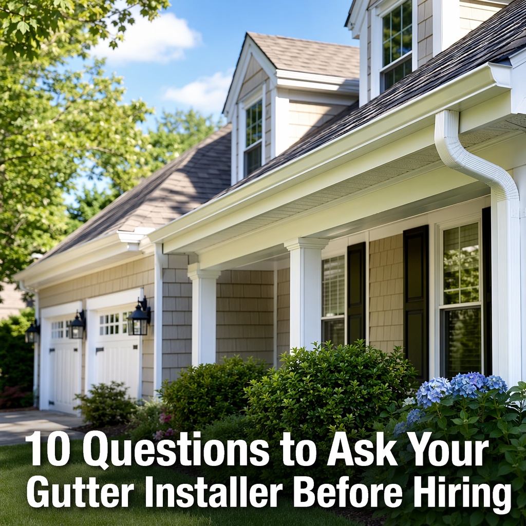10 Questions to Ask Your Gutter Installer Before Hiring