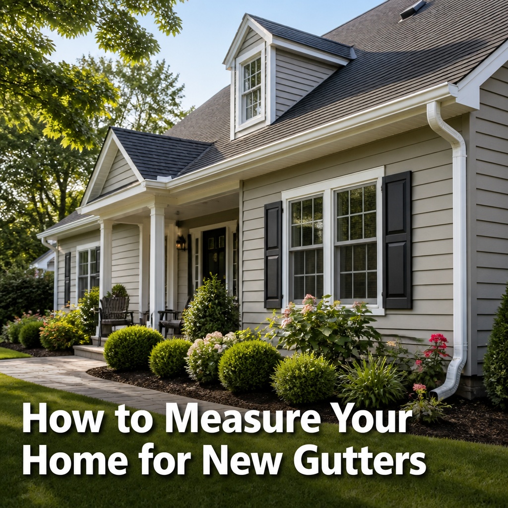 How to Measure Your Home for New Gutters