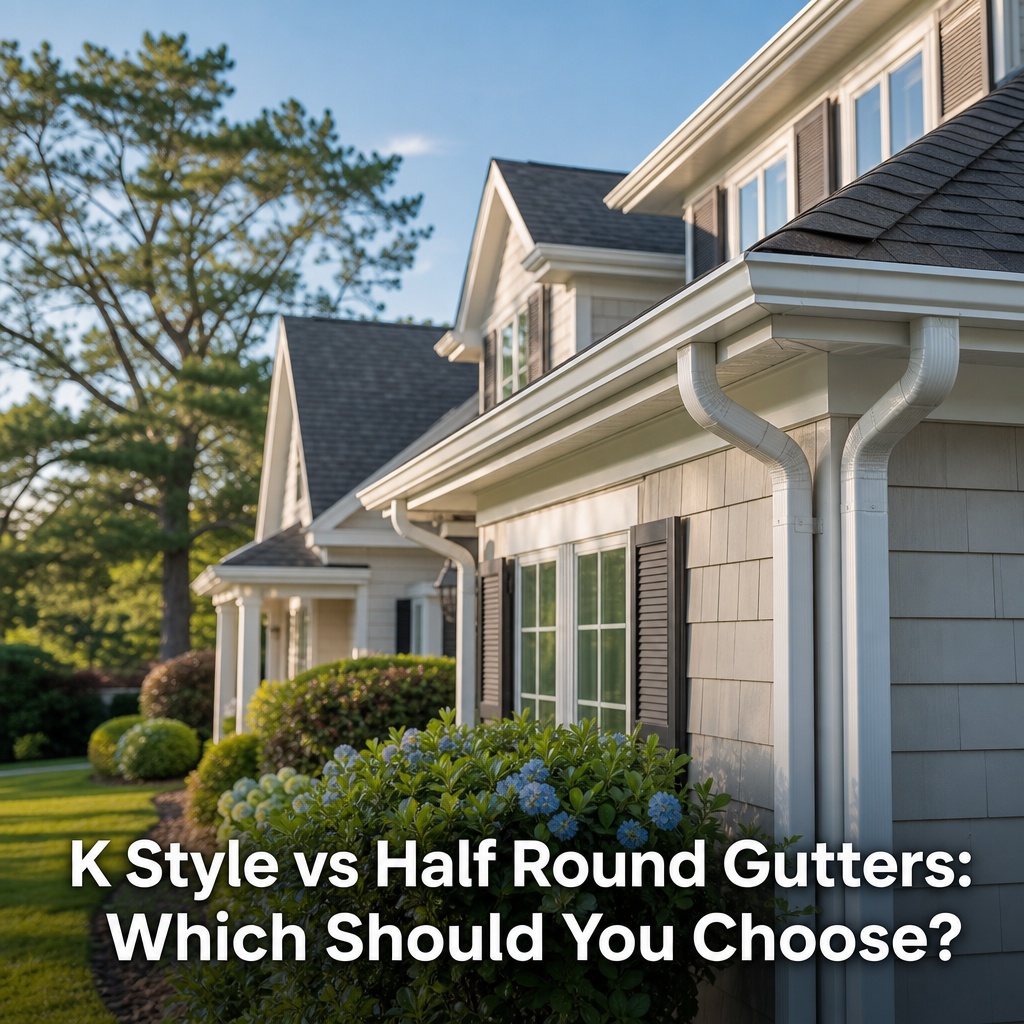K Style vs Half Round Gutters: Which Should You Choose?