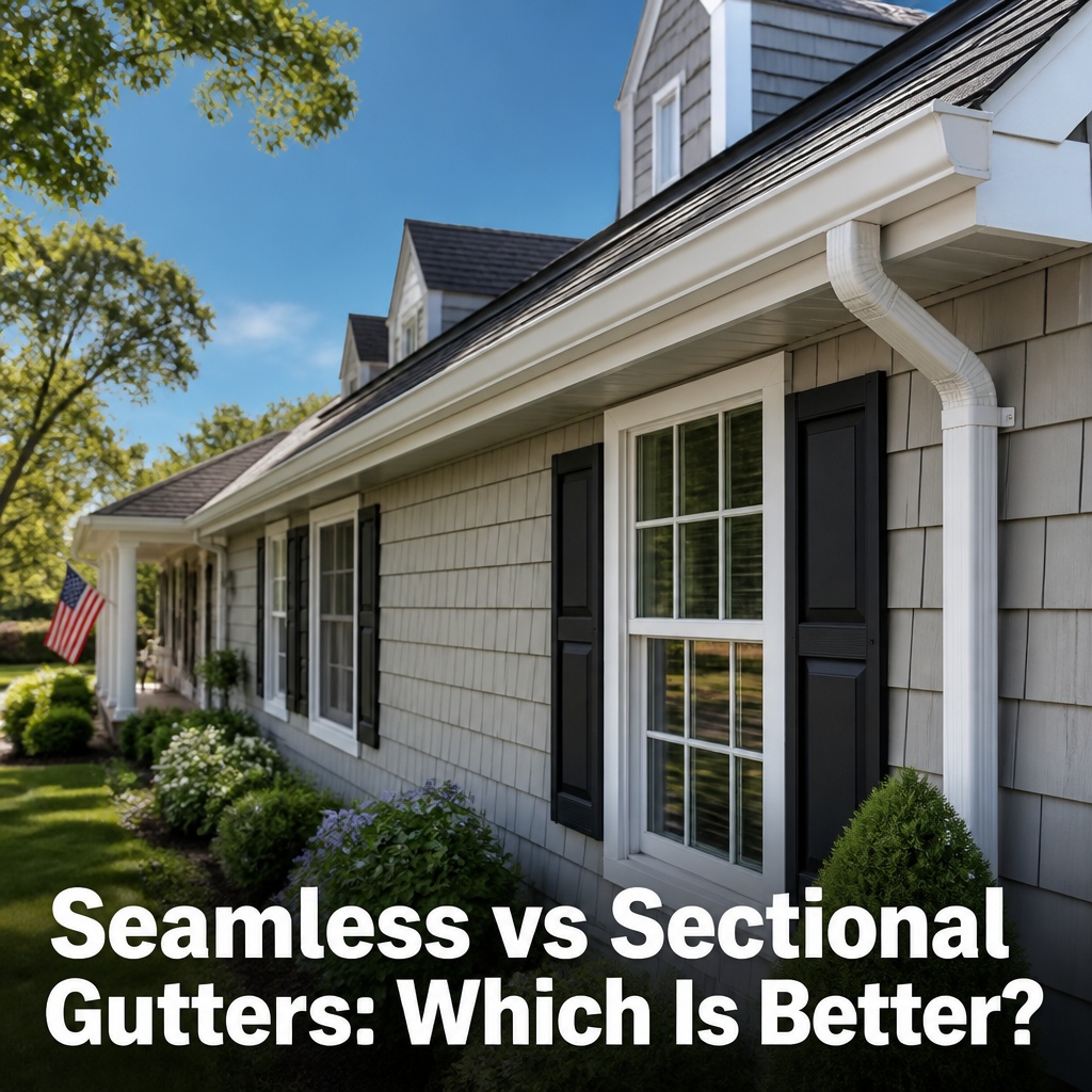 Seamless vs Sectional Gutters: Which Is Better?