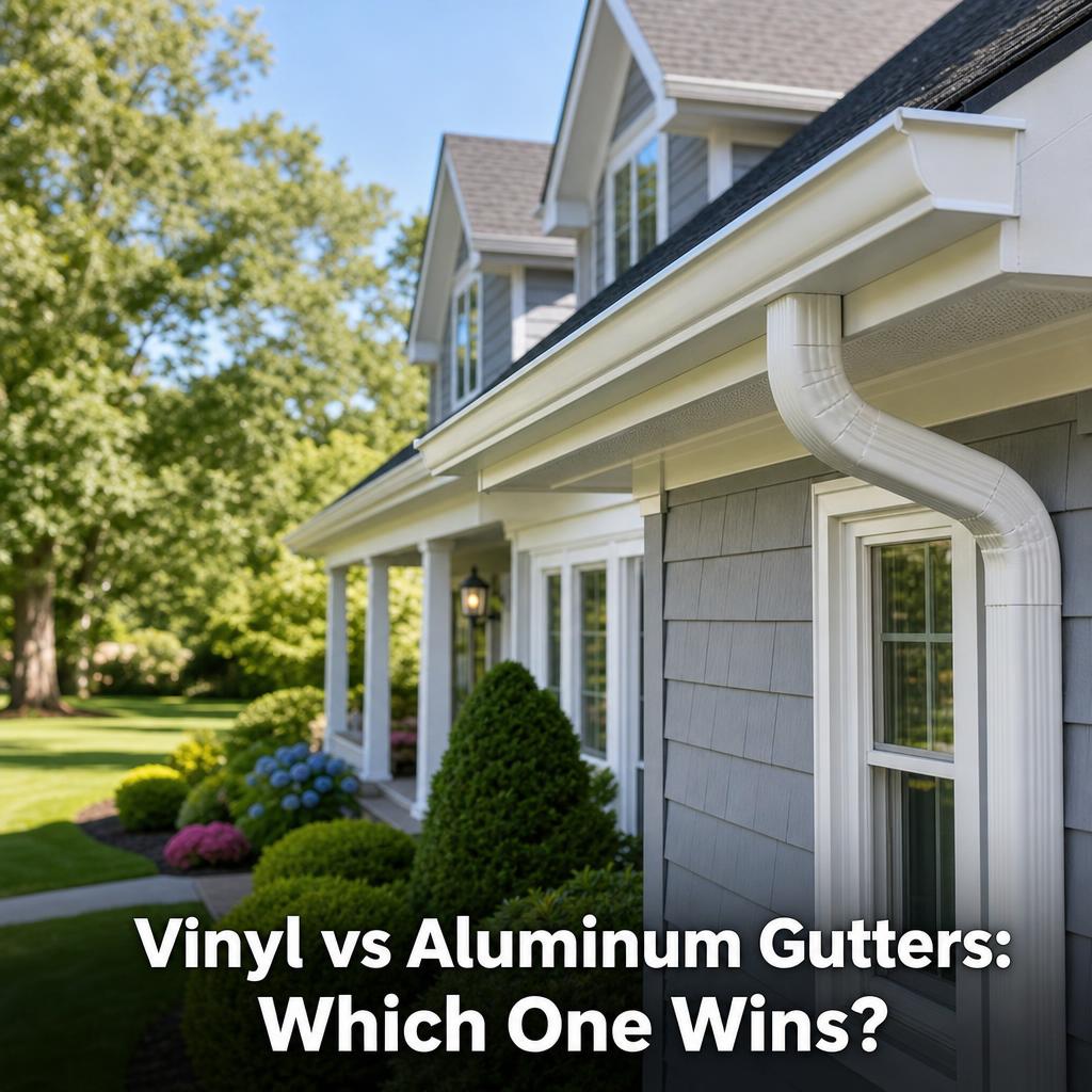 Vinyl vs Aluminum Gutters: Which One Wins?