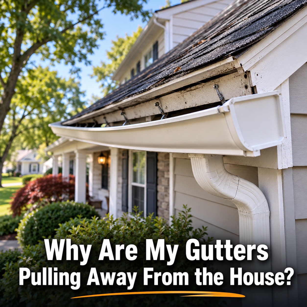 Why Are My Gutters Pulling Away From the House?